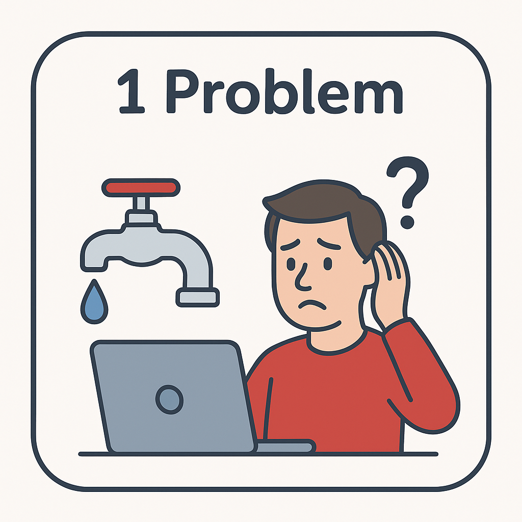 1 — Problem: identify the issue